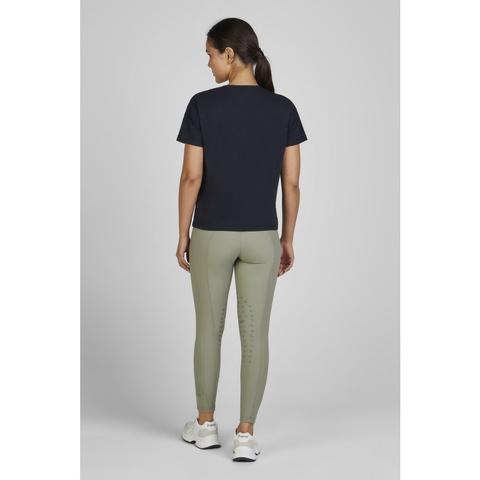 Koszulka damska Pikeur Athleisure Oversized Shirt Black, czarna 2025
