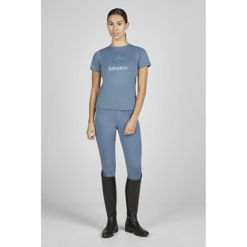Koszulka Eskadron Classic Sports Dusty Steel Blue, niebieska 2025