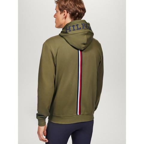 Bluza męska rozpinana Tommy Hilfiger Equestrian Glenn Utility Olive, oliwkowa 2025