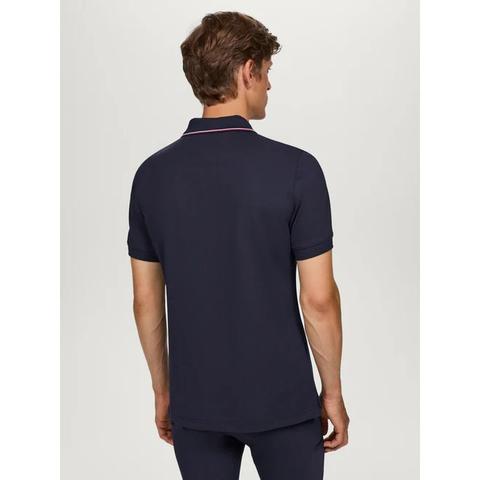 Koszulka polo męska Tommy Hilfiger Equestrian Harrison Desert Sky, granatowa 2025