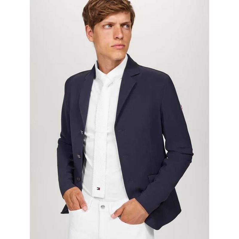 Krawat Tommy Hilfiger Equestrian White, biały 2025