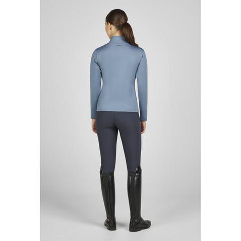 Bluza damska Eskadron Classic Sports Zip-Shirt Steel Blue, niebieska 2025
