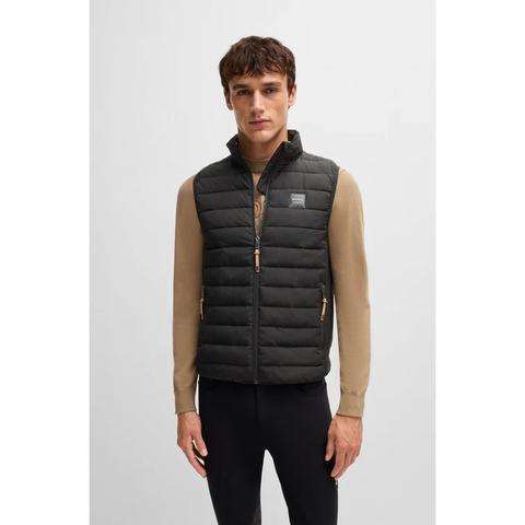 Bezrękawnik męski Boss Equestrian Ashton Black, czarny