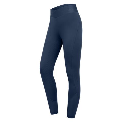 Legginsy damskie Waldhausen Elt Pia z pełnym silikonowym lejem ciemnoniebieskie