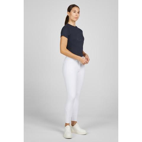 Bryczesy damskie Eskadron Classic Sports Full Grip Core White, białe 2025