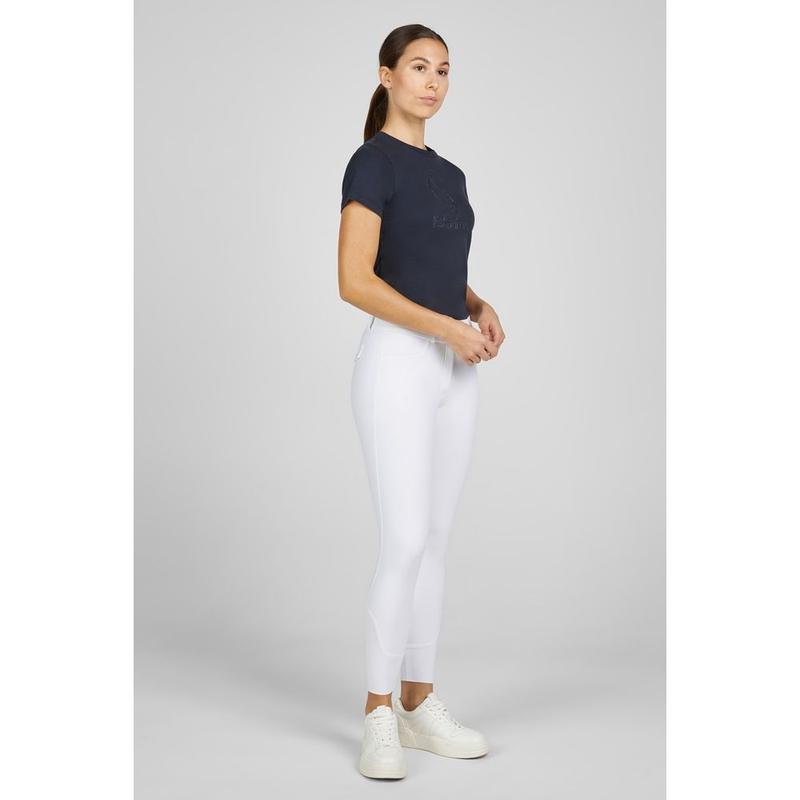 Bryczesy damskie Eskadron Classic Sports Full Grip Core White, białe 2025