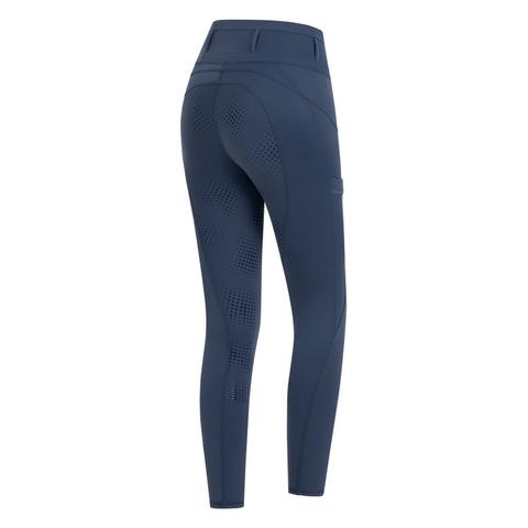 Legginsy damskie Waldhausen Elt Hanna z wysokim stanem ciemnoniebieskie