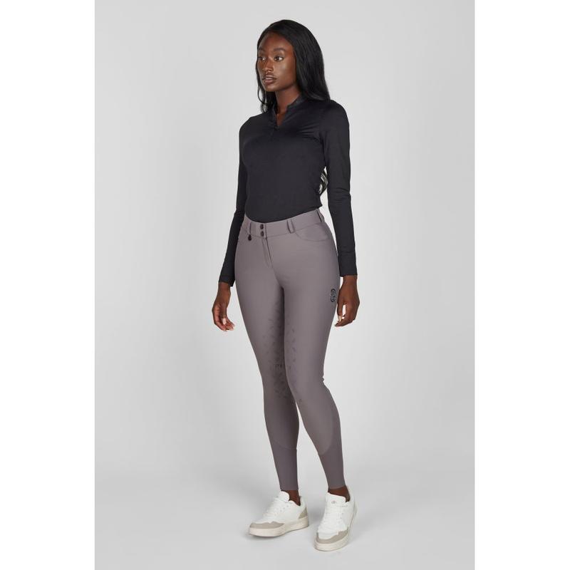 Bryczesy damskie Pikeur Highwaist Celina Ash Plum, antracytowy 2026