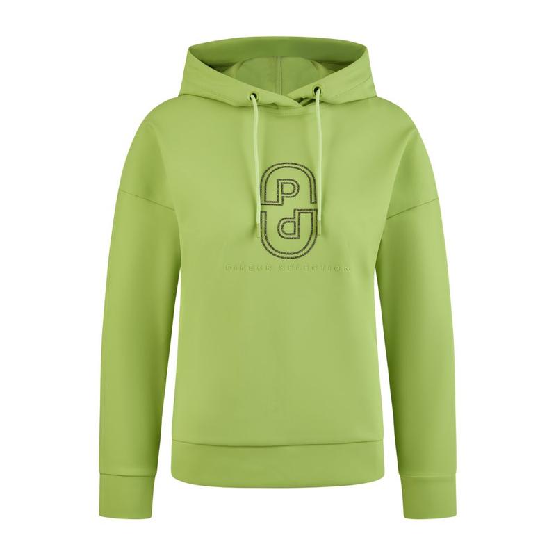 Bluza damska z kapturem Pikeur Selection Leaf Green, limonkowa 2026