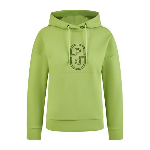 Bluza damska z kapturem Pikeur Selection Leaf Green, limonkowa 2026