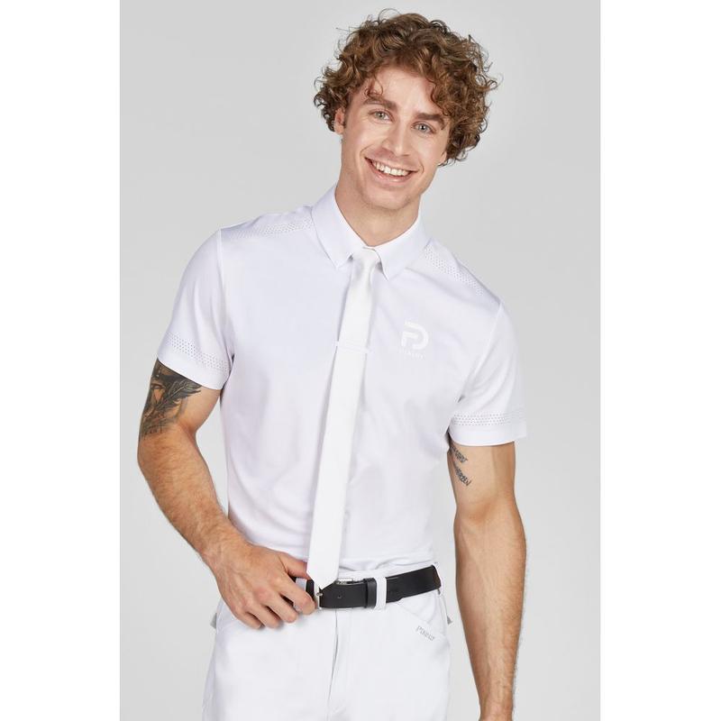 Koszulka konkursowa męska Pikeur The Core White, biała 2026