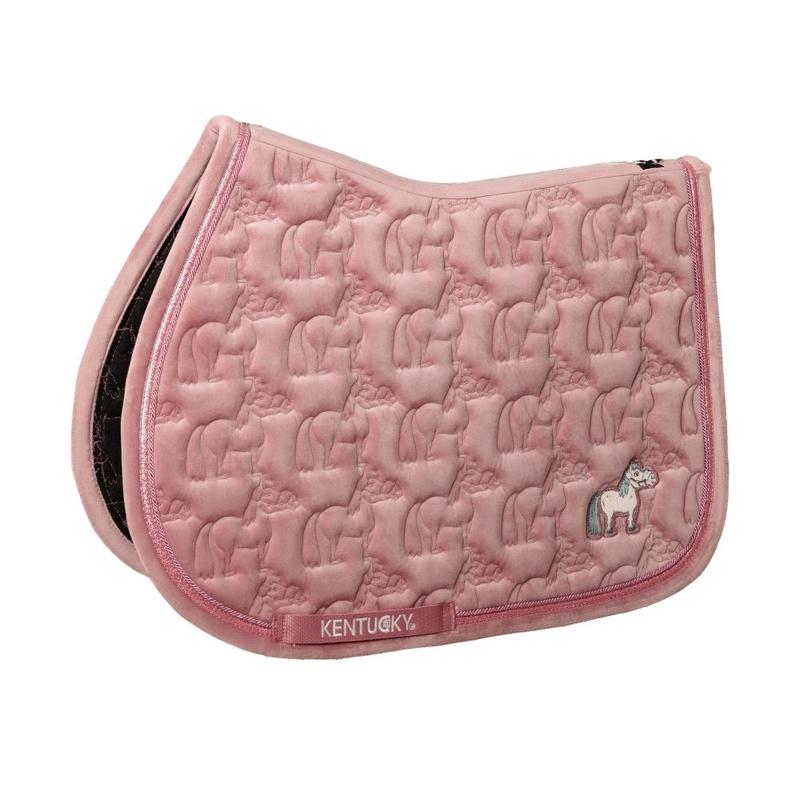 Czaprak Kentucky Sammy glitter velvet różowy