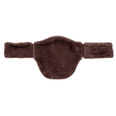 Podkładka futerkowa na popręg z fartuchem Kavalkade Gustav brązowa