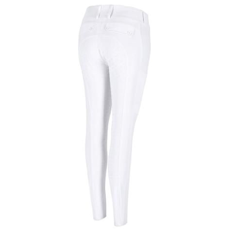 Bryczesy damskie Schockemoehle Carola optical white, białe 2025