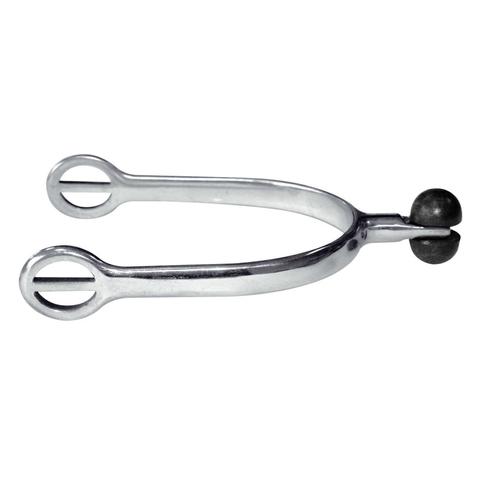 Ostrogi męskie Ekkia Feeling srebrne z plastikową kulką