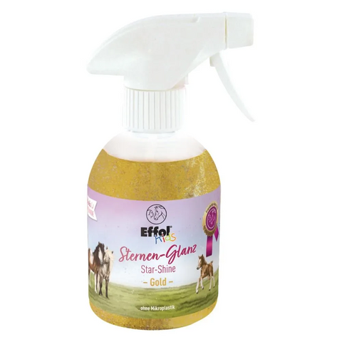 Odżywka do grzywy i ogona ze złotym brokatem Effol Kids Star Shine Gold