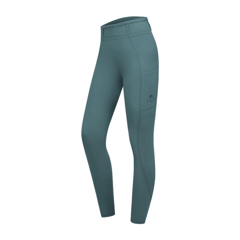 Legginsy damskie Waldhausen Elt Orelie z pełnym silikonowym lejem stalowoniebieskie