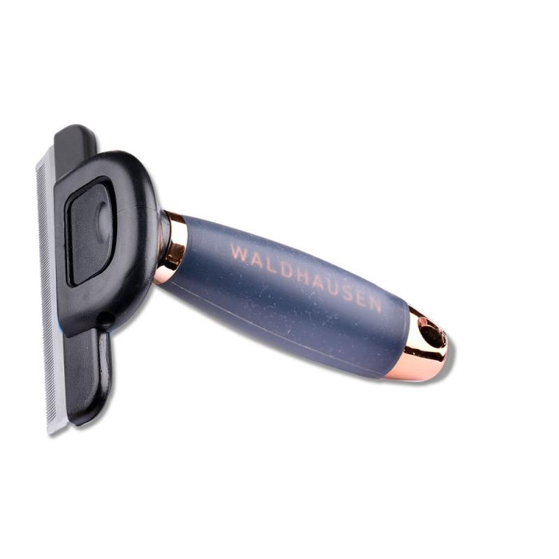 Trymer-furminator Waldhausen z żelową rączką czarno-różowozłoty