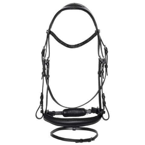 Ogłowie Equstrian Queen Giant czarne