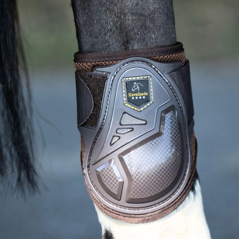 Ochraniacze Kavalkade Breathe tył brązowe