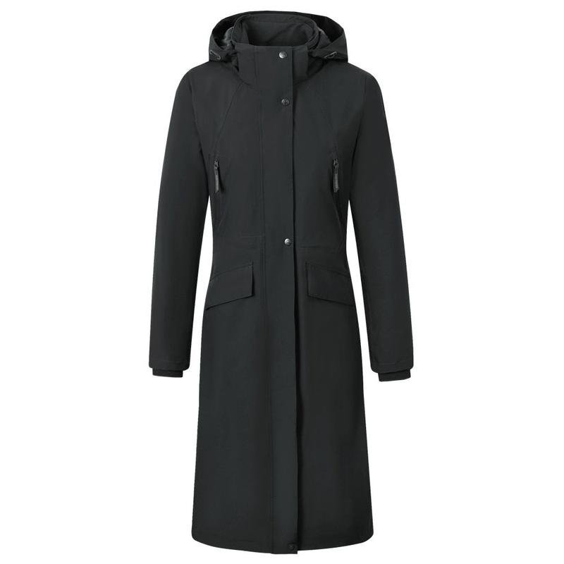 Płaszcz przeciwdeszczowy damski Covalliero czarny 2026