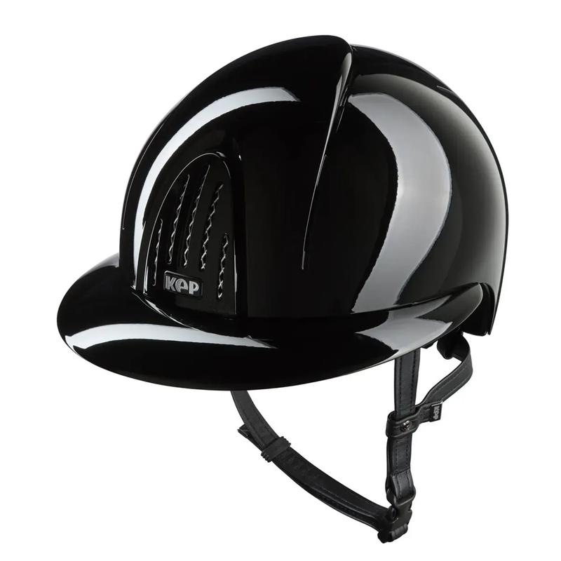 Kask Kep Smart Nova Star - szeroki daszek- czarny połysk