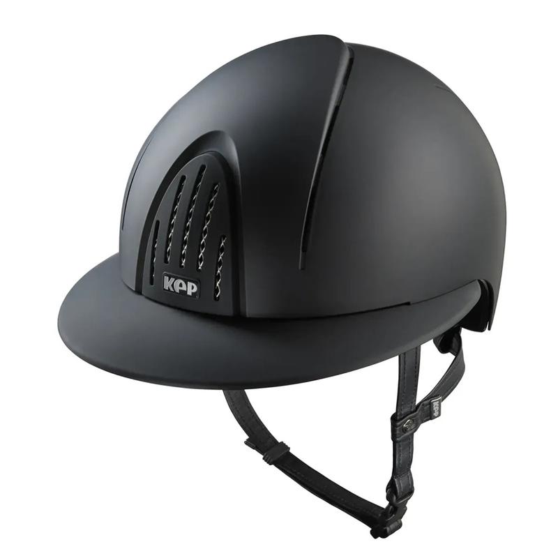 Kask Kep Smart Nova Star - szeroki daszek- czarny mat