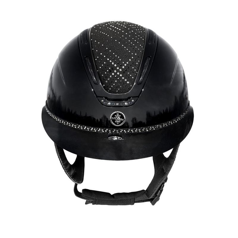 Kask FP Equileus Stellify Shiny W-V czarny połysk