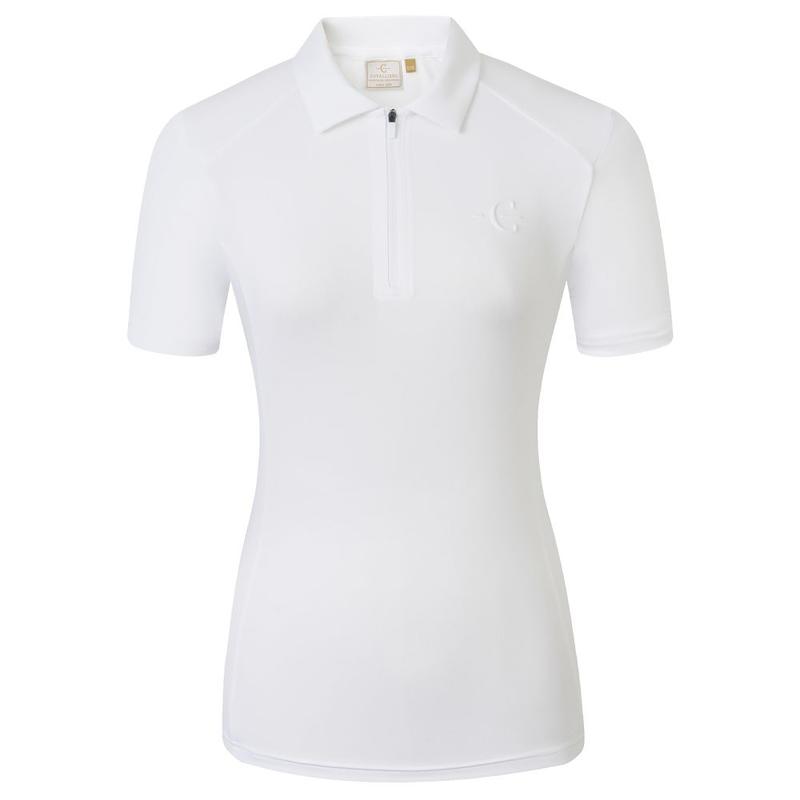 Koszulka damska Polo Covalliero biała 2026