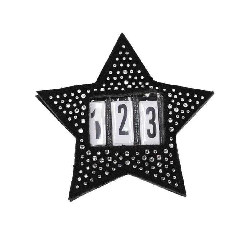 Numery startowe QHP Jipp czarne