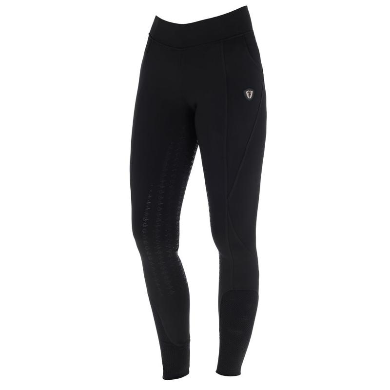 Legginsy damskie Covalliero czarne 2026