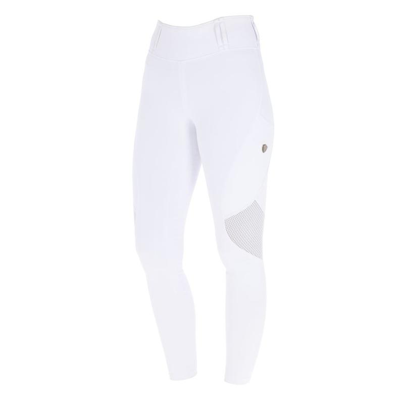 Legginsy młodzieżowe Covalliero Mesh białe 2026