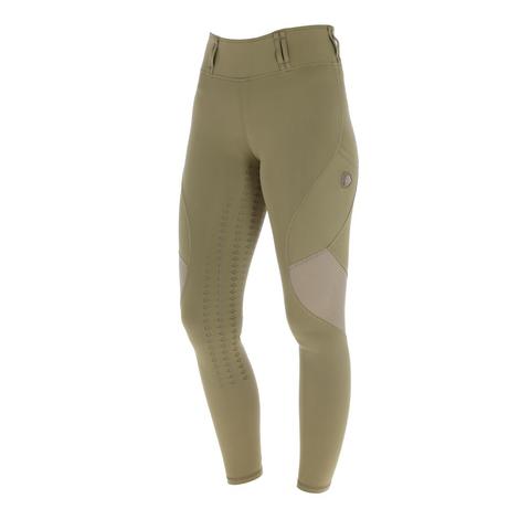 Legginsy damskie Covalliero Mesh oliwkowe 2026