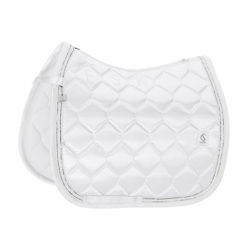 Czaprak Eskadron Classic Sports Satin Frills White, biały 2026