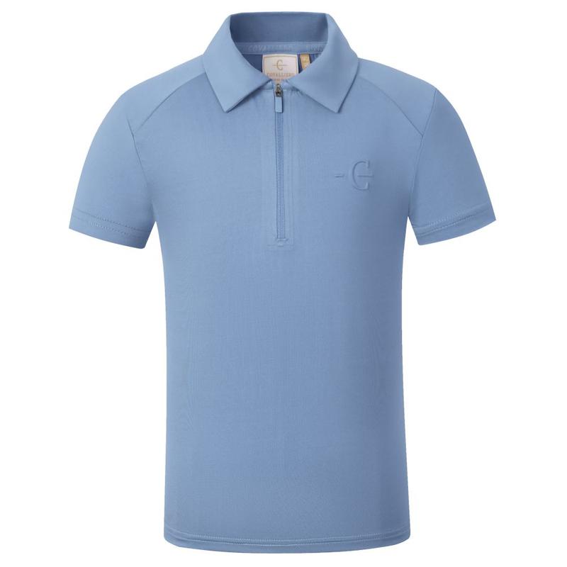 Koszulka młodzieżowa Polo Covalliero niebieska 2026