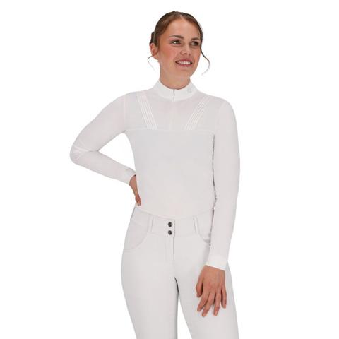 Bluzka konkursowa QHP Vaila biała