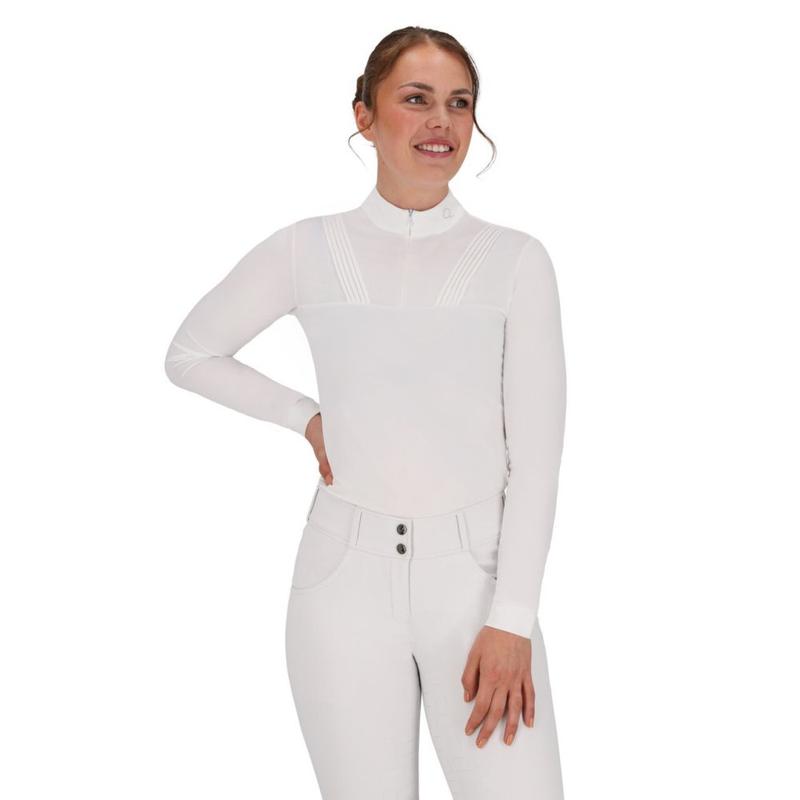 Bluzka konkursowa QHP Vaila biała