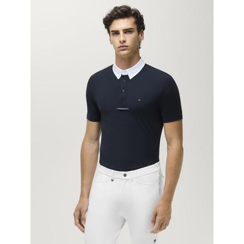 Koszulka konkursowa męska Tommy Hilfiger Equestrian Alex Desert Sky, granatowa 2026