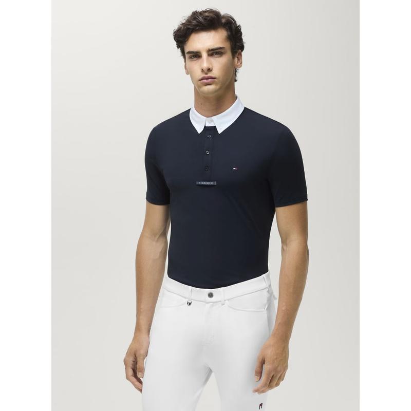 Koszulka konkursowa męska Tommy Hilfiger Equestrian Alex Desert Sky, granatowa 2026