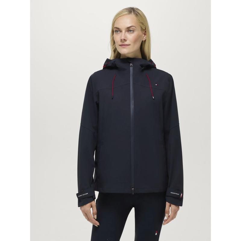 Kurtka przeciwdeszczowa damska Tommy Hilfiger Equestrian Upland Desert Sky, granatowa 2026