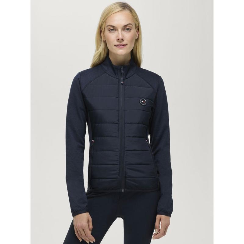 Kurtka damska Tommy Hilfiger Equestrian Napa Desert Sky, granatowa 2026