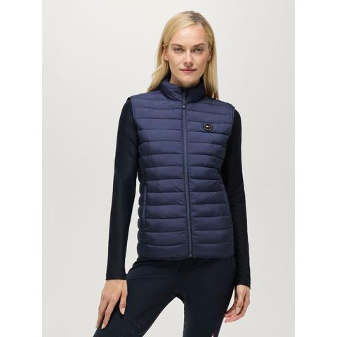 Bezrękawnik damski Tommy Hilfiger Equestrian Serano Faded Indigo, ciemnoniebieski 2026