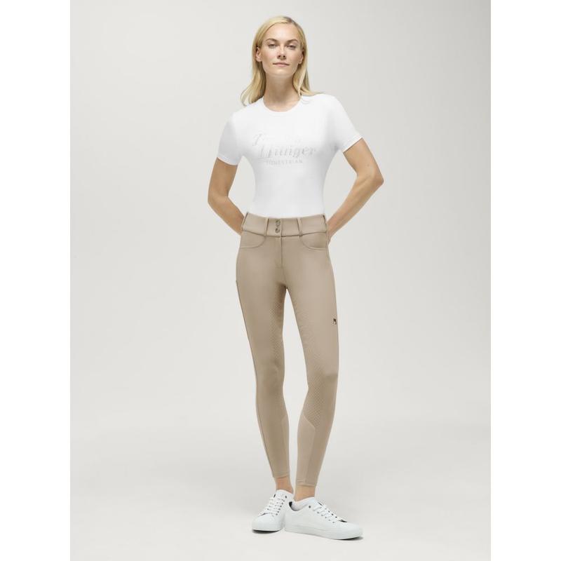 Bryczesy damskie Tommy Hilfiger Equestrian Lea Beige, beżowe 2026