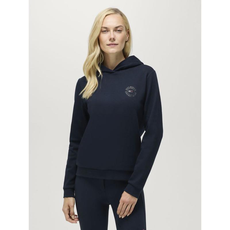 Bluza damska z kapturem Tommy Hilfiger Equestrian Hollywood Desert Sky, granatowa 2026