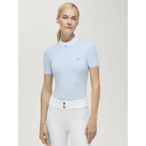 Koszulka konkursowa damska Tommy Hilfiger Equestrian Linsay Sweet Blue, błękitna 2026