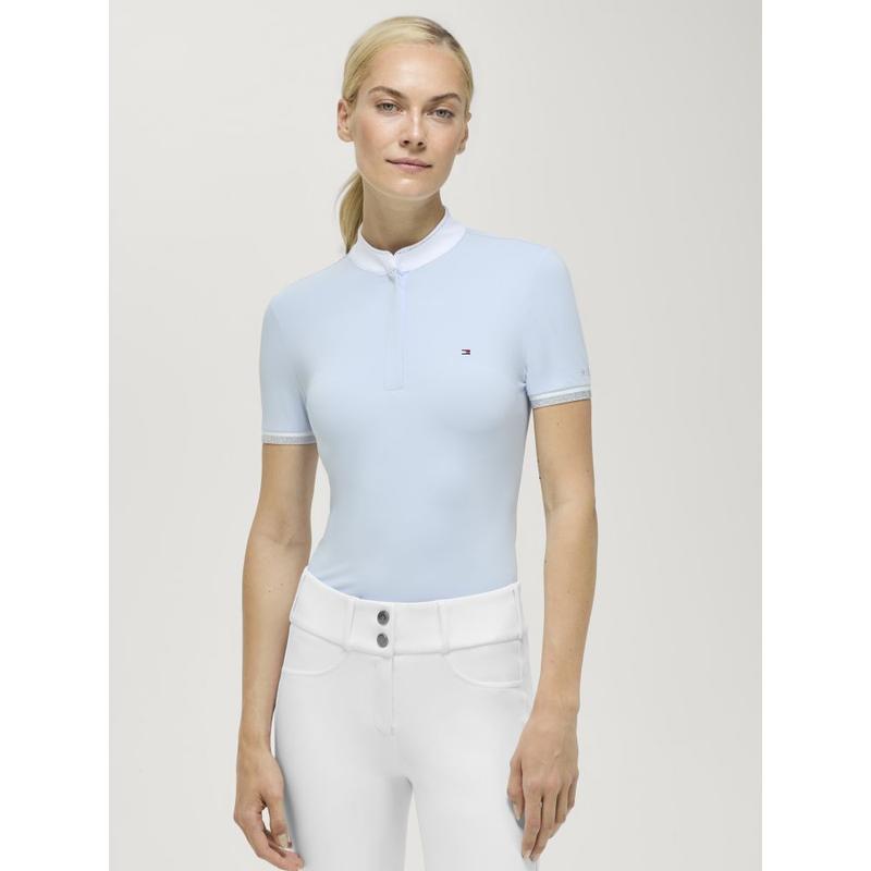 Koszulka konkursowa damska Tommy Hilfiger Equestrian Linsay Sweet Blue, błękitna 2026