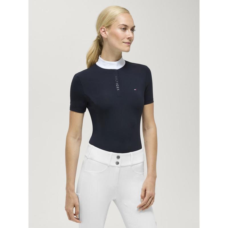 Koszulka konkursowa damska Tommy Hilfiger Equestrian Selma Desert Sky, granatowa 2026