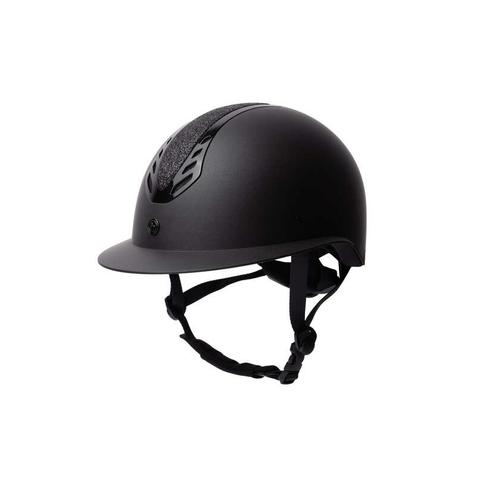 Kask Horze Celeste Black Glitter, czarny