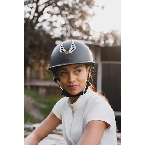 Kask Horze Celeste Black, czarny