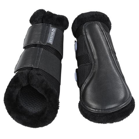 Ochraniacze z futerkiem Busse Breezy-Plush czarne